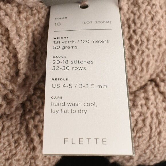 Woolfolk Flette Textured DK Yarn 3 Skeins 100% Merino Wool Color 18 Pink - Picture 3 of 3